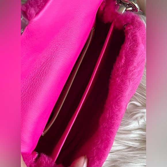 💰SOLD - CP955 - Coach The Lil Nas X Drop Tabby Shoulder Bag 18 in Shearling - Picture 9 of 16